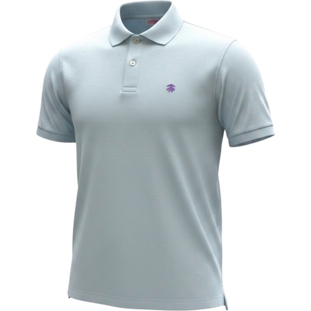 Brooks Bros 346 XL Polo, 100% Cotton, Aqua Blue